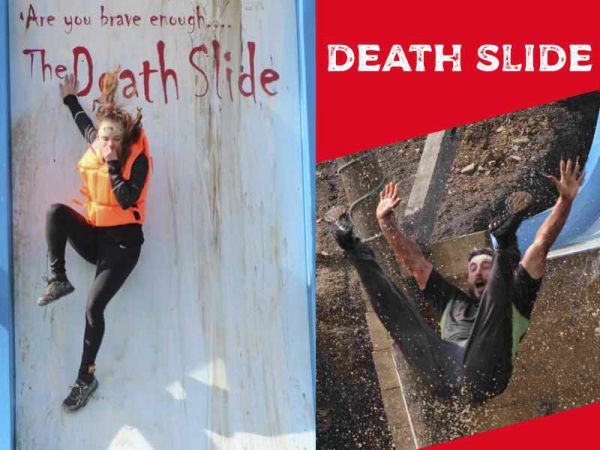 obstacle race death slide